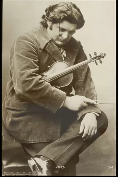 Ysaye with Violin Photo