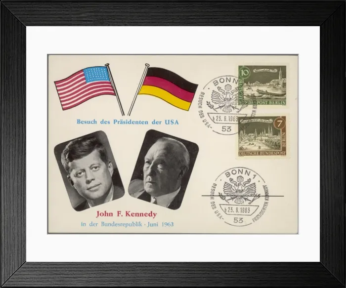 Framed Print : Kennedy Visits Berlin Framed Print : Kennedy Visits Berlin