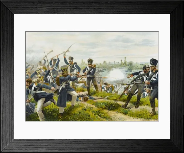 Framed Print : Battle of Wartenburg Framed Print : Battle of Wartenburg