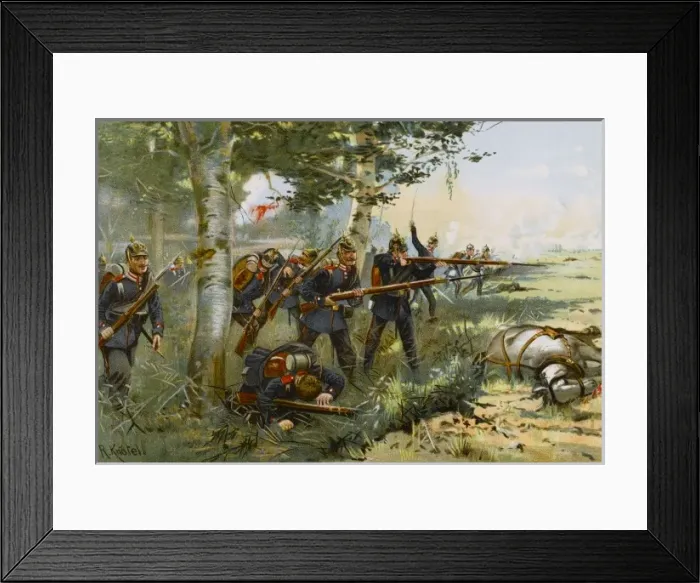 Framed Print : Battle of St Privat 1870 Framed Print : Battle of St Privat 1870