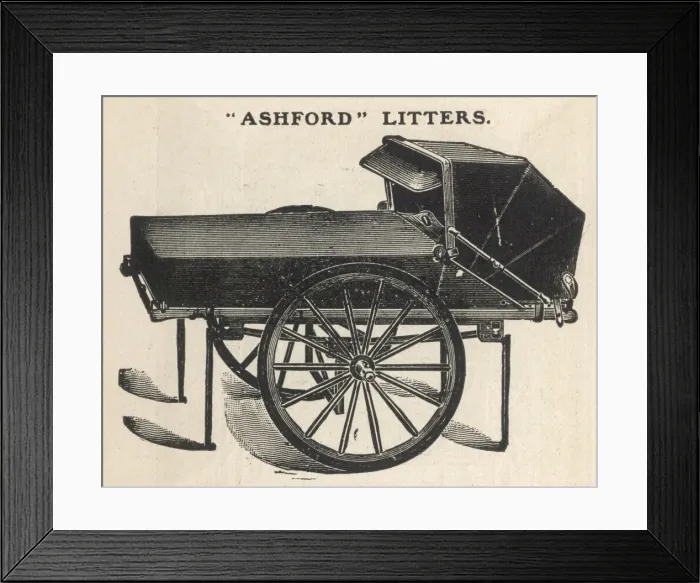 Framed Print : First aid, Ashford Litter Framed Print : First aid, Ashford Litter