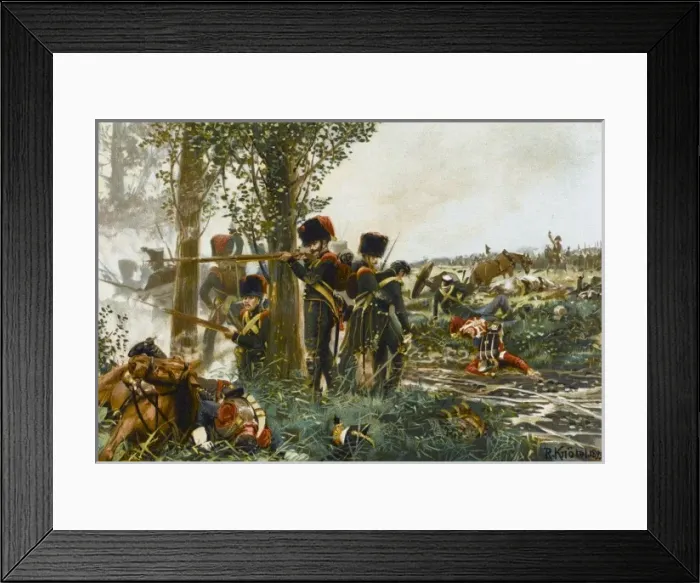 Framed Print : Battle of Waterloo Framed Print : Battle of Waterloo