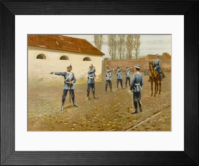 Framed Print : Sabre Drill, Germany Framed Print : Sabre Drill, Germany