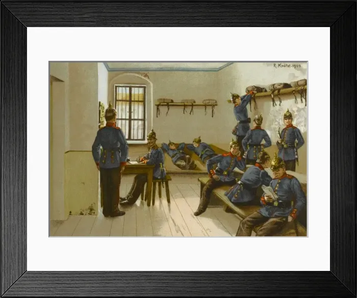 Framed Print : German Watch-Guard Framed Print : German Watch-Guard
