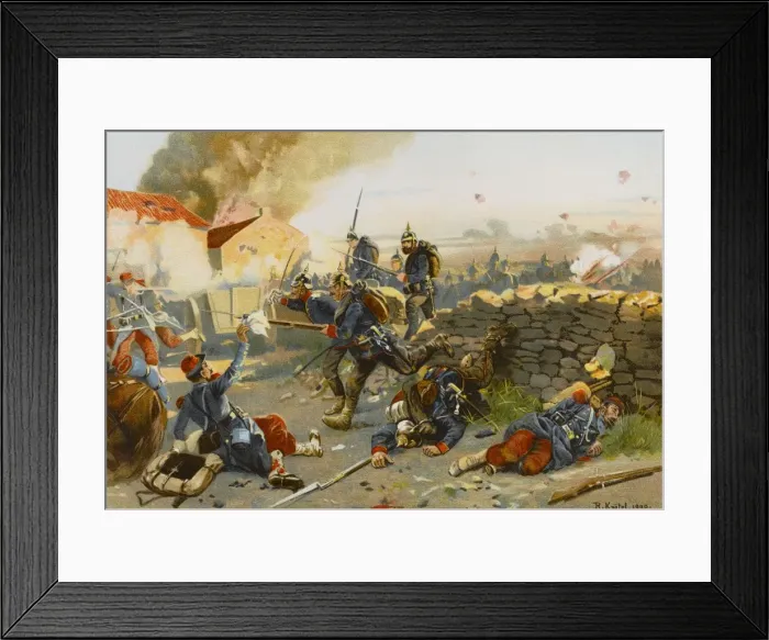 Framed Print : Battle of St Privat 1870 Framed Print : Battle of St Privat 1870