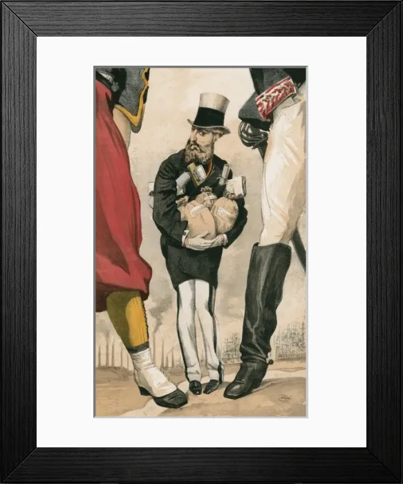 Framed Print : Leopold Ii / Belgium / Vf 69 Framed Print : Leopold Ii / Belgium / Vf 69