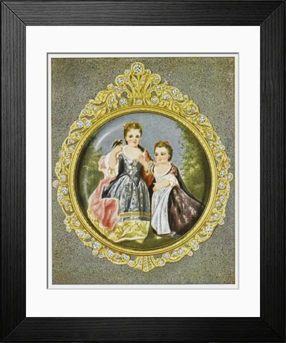 Framed Print : Daughters of Louis XV Framed Print : Daughters of Louis XV