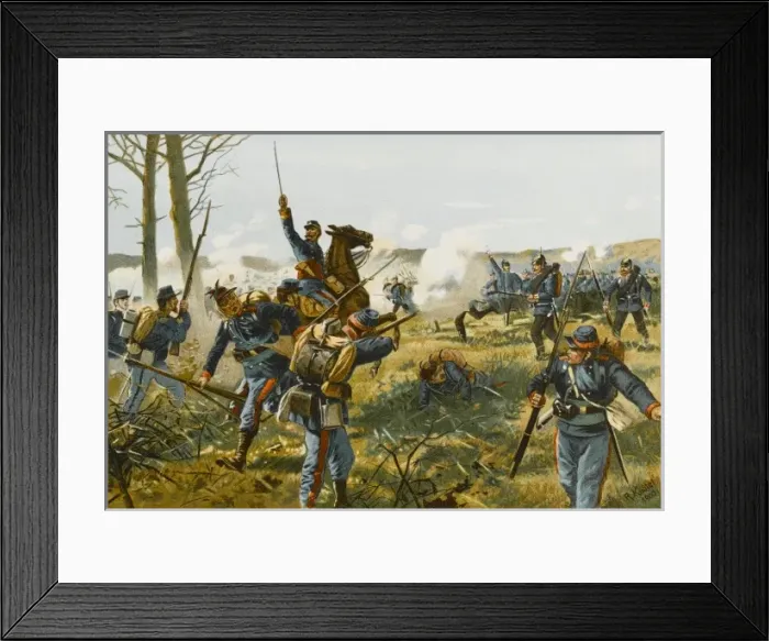Framed Print : Battle of Nuits 1870 Framed Print : Battle of Nuits 1870
