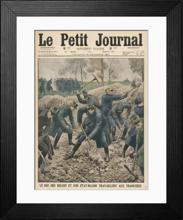 Framed Print : Albert I / Belgium / Pj 1914 Framed Print : Albert I / Belgium / Pj 1914
