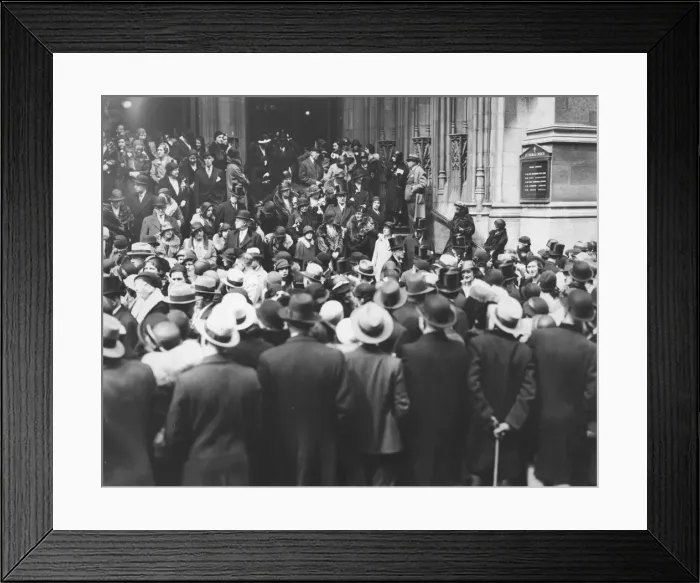 Framed Print : Wall Street Investors Framed Print : Wall Street Investors