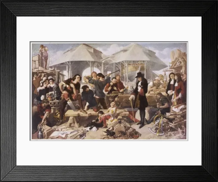 Framed Print : Peter I / Maclise / Deptford Framed Print : Peter I / Maclise / Deptford