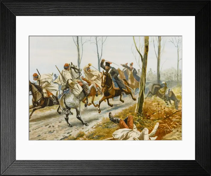 Framed Print : Saint Quentin 1871 Framed Print : Saint Quentin 1871