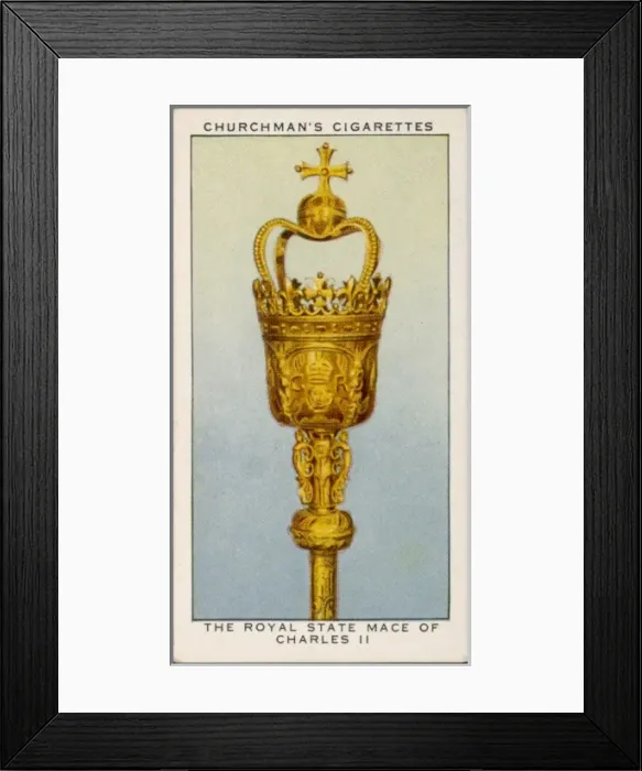 Framed Print : State Mace of Charles II