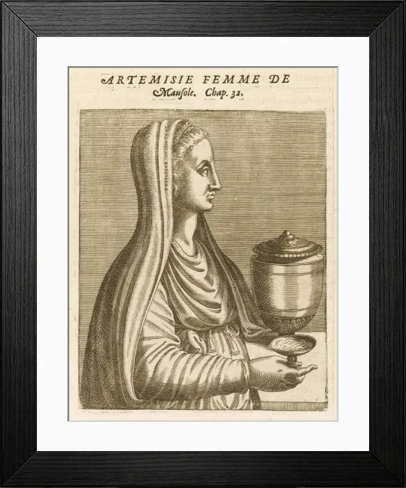 Framed Print : Artemisia / Caria / Thevet Framed Print : Artemisia / Caria / Thevet