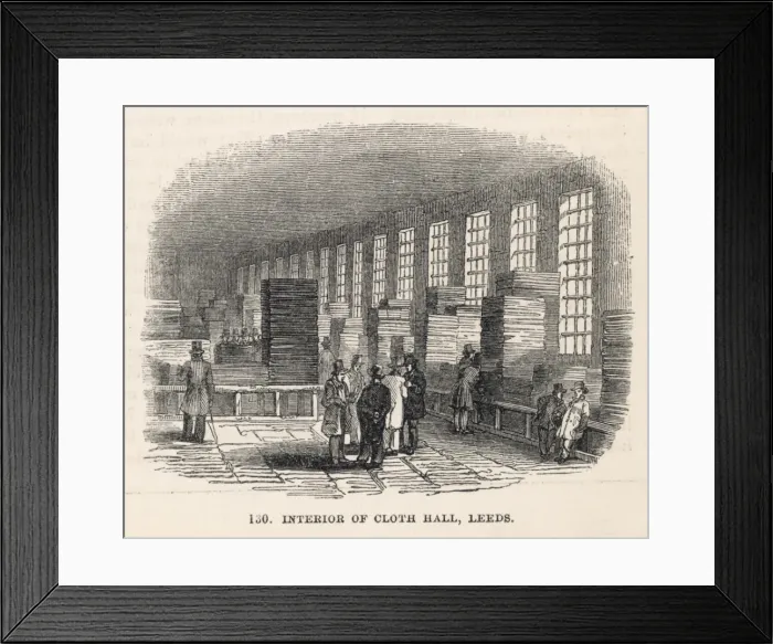 Framed Print : Cotton - Cloth Hall Framed Print : Cotton - Cloth Hall
