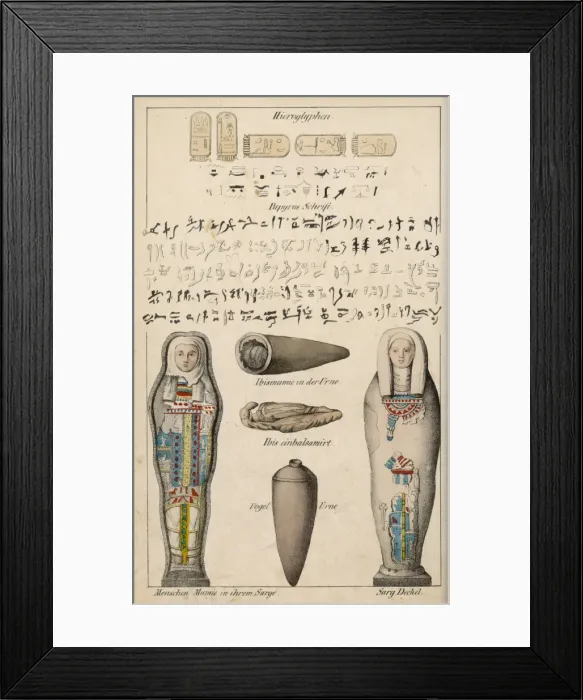 Framed Print : Egyptian Mummies Framed Print : Egyptian Mummies