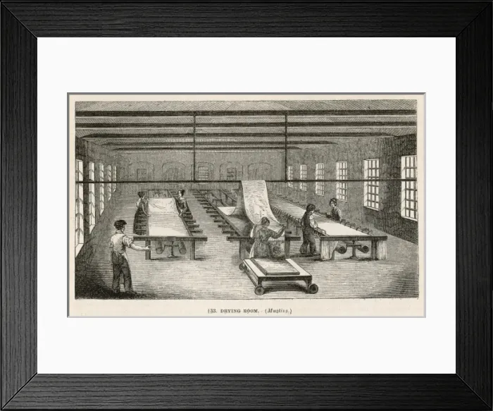 Framed Print : Drying Muslins Framed Print : Drying Muslins