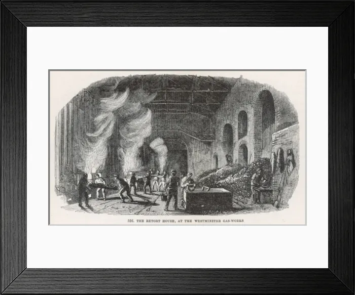 Framed Print : Gas Retort House Framed Print : Gas Retort House