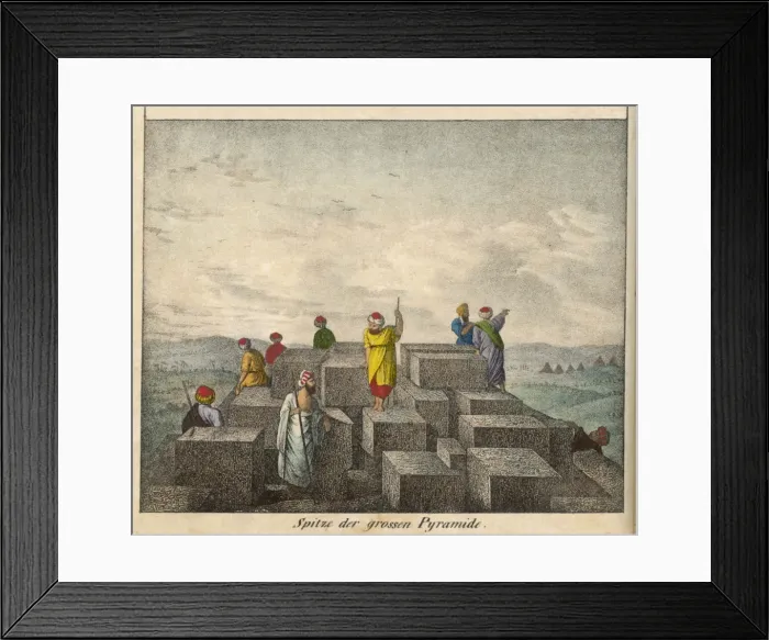 Framed Print : Top of Giza Pyramid Framed Print : Top of Giza Pyramid