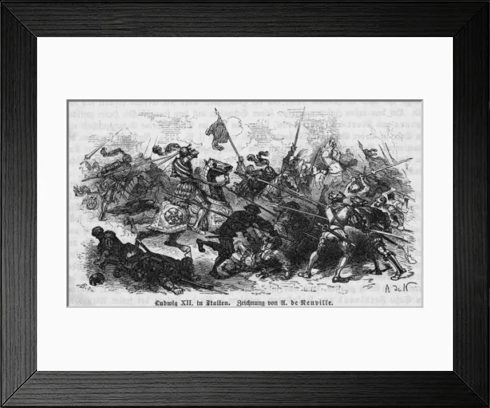 Framed Print : Louis XII in Italy Framed Print : Louis XII in Italy
