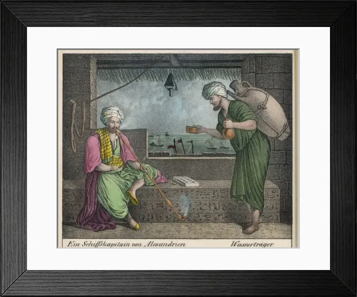 Framed Print : Egyptian Water Carrier Framed Print : Egyptian Water Carrier