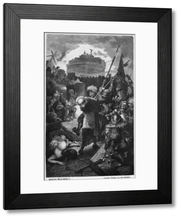 Framed Print : Germans in Rome Framed Print : Germans in Rome