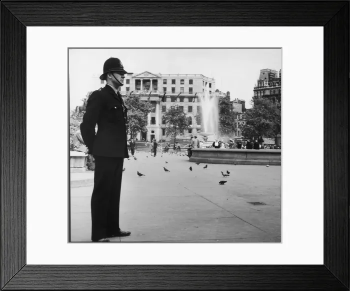 Framed Print : Police Officer in London