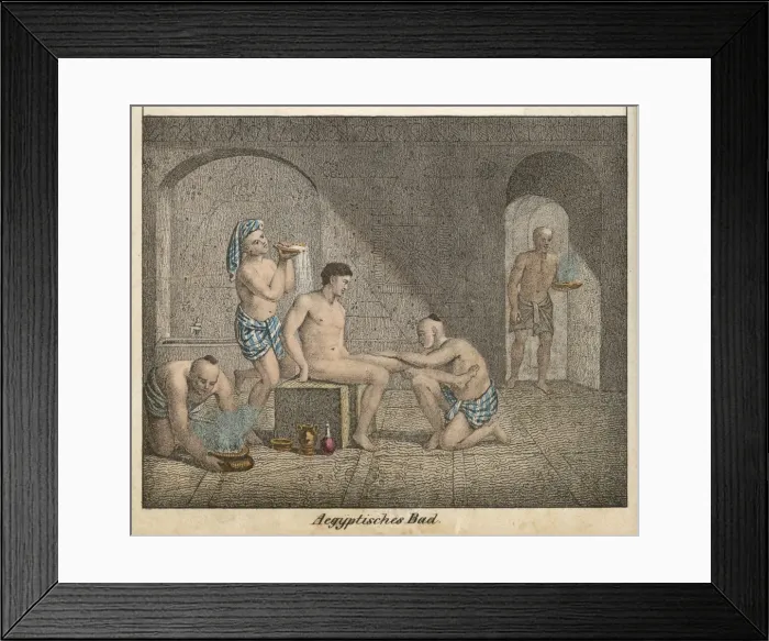Framed Print : Bathing in Egypt Framed Print : Bathing in Egypt