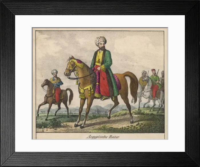 Framed Print : Egyptian Horseman Framed Print : Egyptian Horseman