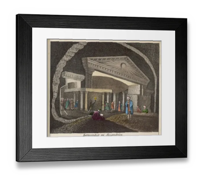 Framed Print : Catacombs Alexandria Framed Print : Catacombs Alexandria