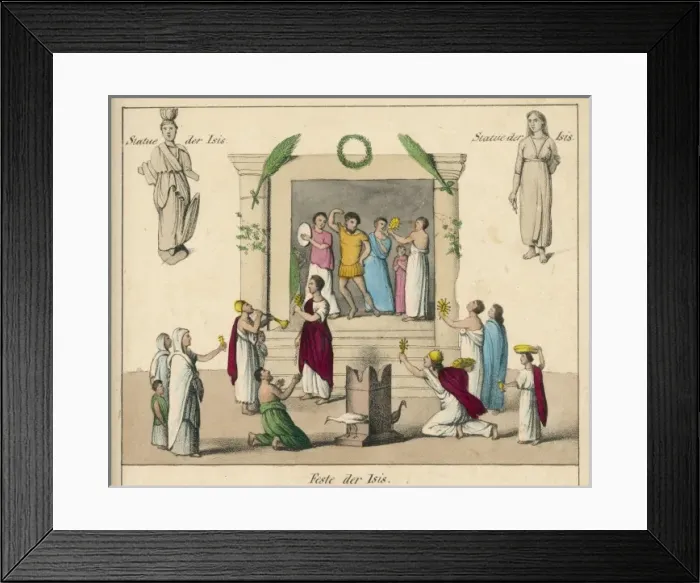 Framed Print : Worship of Isis Framed Print : Worship of Isis