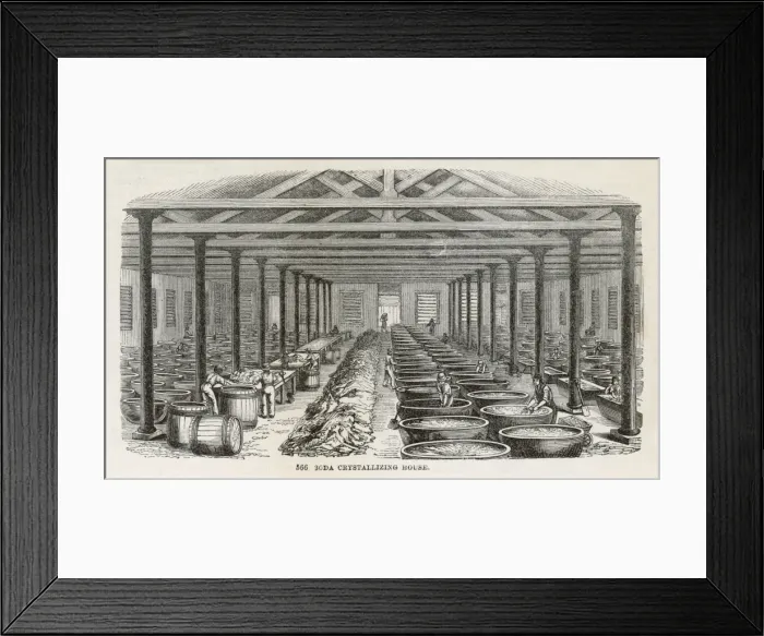 Framed Print : Soda Crystallising Framed Print : Soda Crystallising