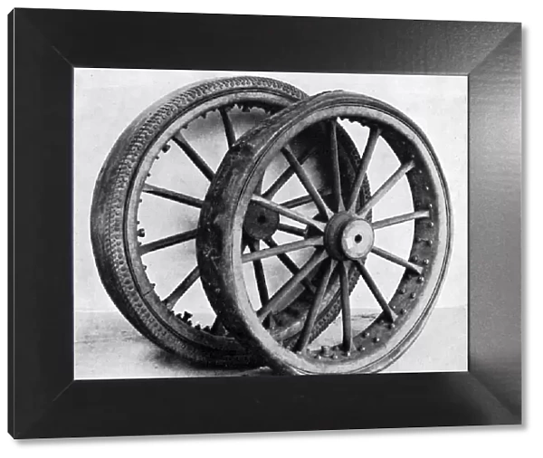 The first pneumatic tyres ever made