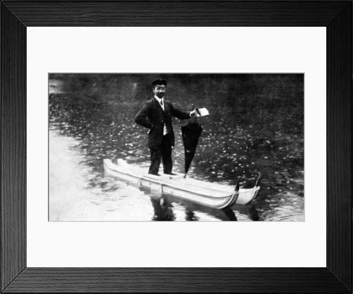 Framed Print : M. Remond walking on water Framed Print : M. Remond walking on water