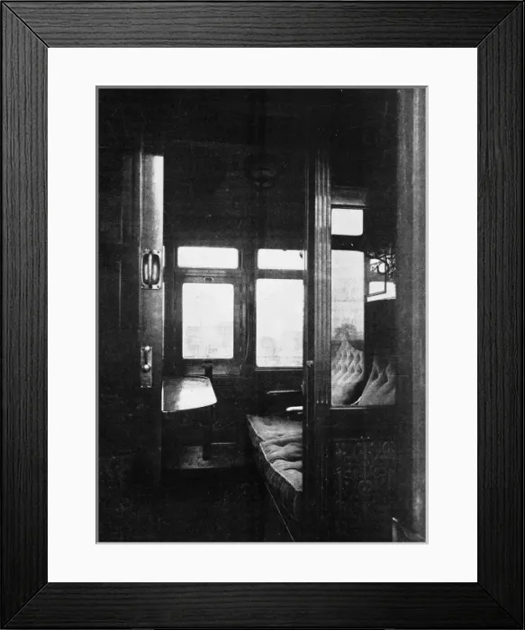 Framed Print : The honeymoon carriage on the Midland railway Framed Print : The honeymoon carriage on the Midland railway