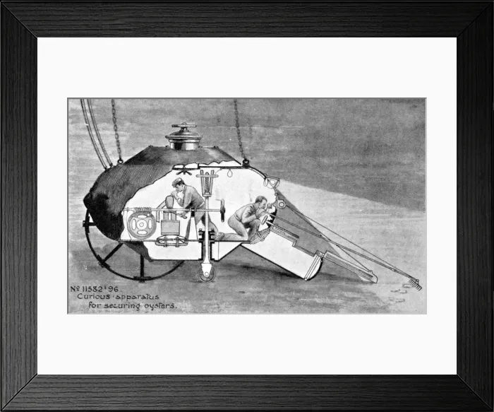 Framed Print : Curiosities and ingenuities from the Patent Office; Curious Framed Print : Curiosities and ingenuities from the Patent Office; Curious