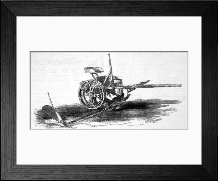Framed Print : Cranstons wood grass mowing machine Framed Print : Cranstons wood grass mowing machine