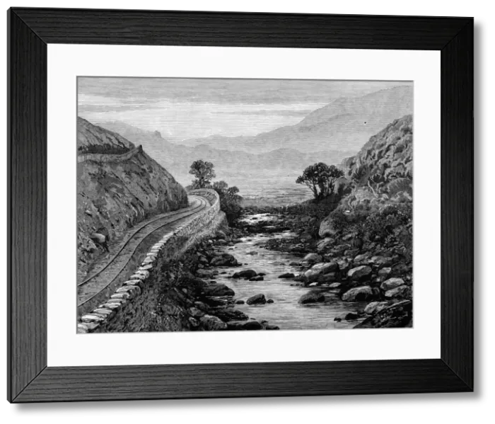 Framed Print : The railway from Bettws-Y-Coed to Festiniog, North Wales Framed Print : The railway from Bettws-Y-Coed to Festiniog, North Wales