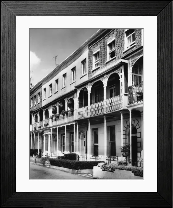 Framed Print : Regency Town Houses Framed Print : Regency Town Houses
