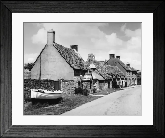 Framed Print : Dorset Cottages Framed Print : Dorset Cottages