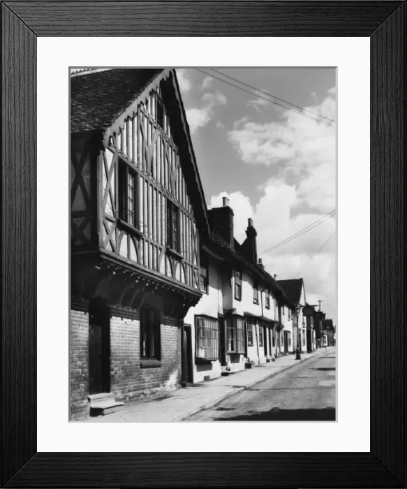 Framed Print : Timbered Houses Framed Print : Timbered Houses