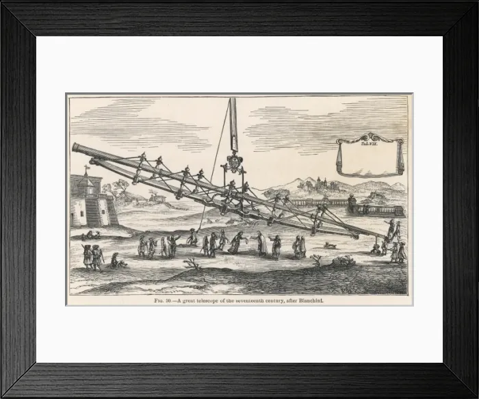Framed Print : Heveliuss Telescope Framed Print : Heveliuss Telescope