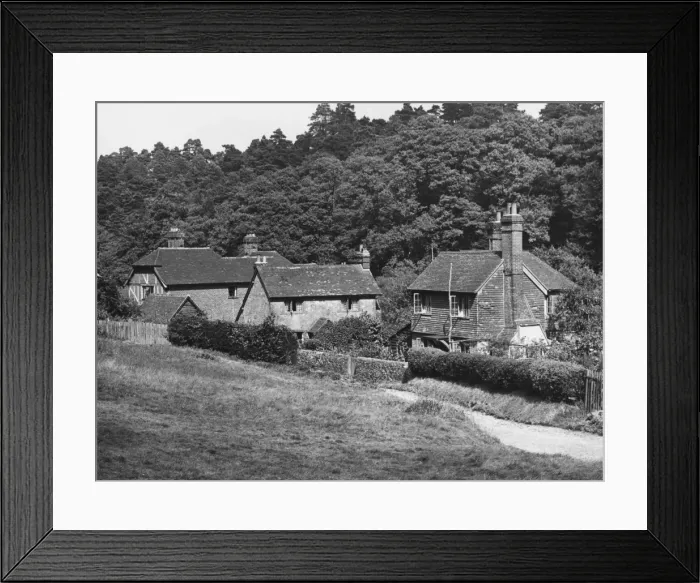 Framed Print : Tiled Cottages Framed Print : Tiled Cottages