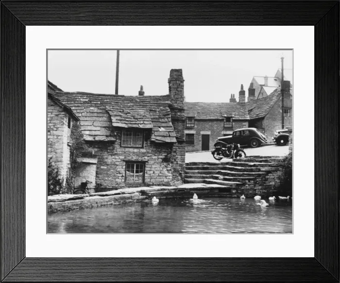 Framed Print : Stone Cottages Framed Print : Stone Cottages