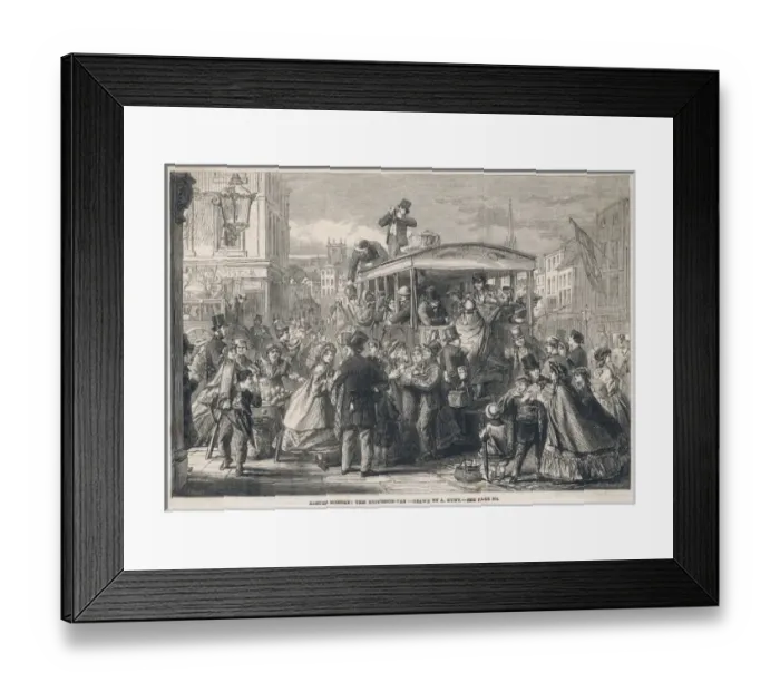 Framed Print : Easter Excursion Van Framed Print : Easter Excursion Van