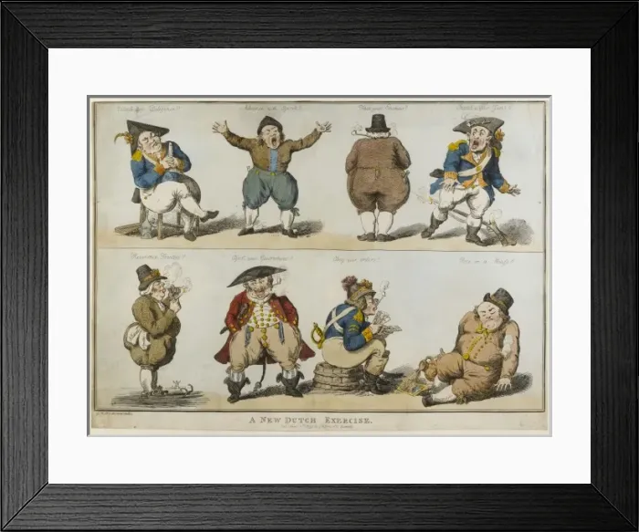 Framed Print : A New Dutch Exercise Framed Print : A New Dutch Exercise