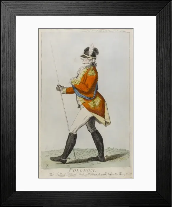 Framed Print : Polonius Date: 1795 Framed Print : Polonius Date: 1795