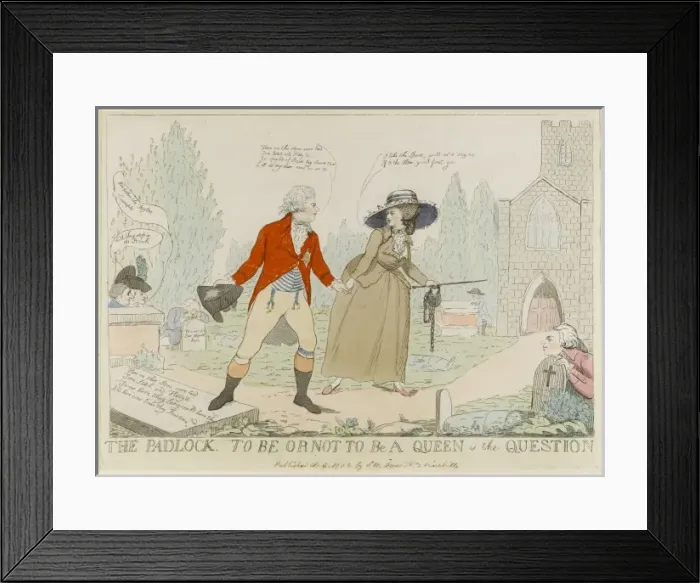 Framed Print : The Padlock or To be or not to be a Queen is the Question Framed Print : The Padlock or To be or not to be a Queen is the Question