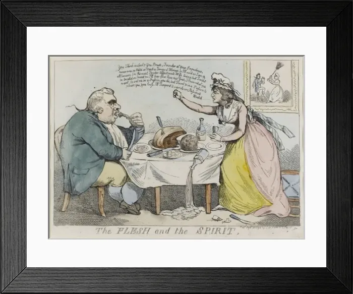 Framed Print : The Flesh and the Spirit Framed Print : The Flesh and the Spirit