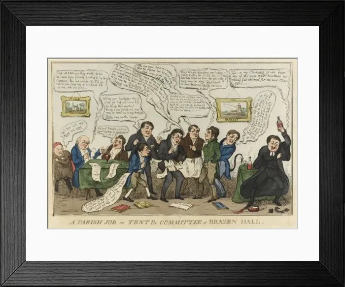 Framed Print : A parish Job or Tent Framed Print : A parish Job or Tent